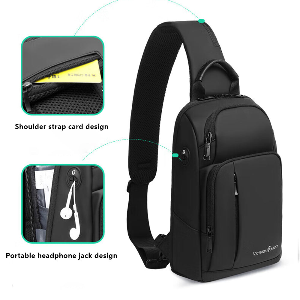 VICTORIATOURIST V5089 Chest Bag Crossbody Sling Backpack Waterproof Outdoor Sports Shoulder Bag VICTORIATOURIST V5089 Chest Bag Crossbody Sling Backpack Waterproof Outdoor Sports Shoulder Bag